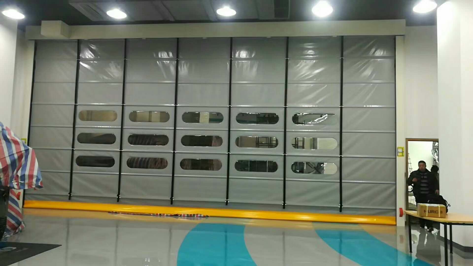 快速堆積門